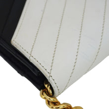Load image into Gallery viewer, YVES SAINT LAURENT Envelope Leather Chain Shoulder Bag Bicolor