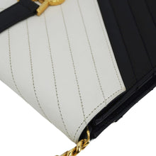 Load image into Gallery viewer, YVES SAINT LAURENT Envelope Leather Chain Shoulder Bag Bicolor