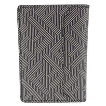 Load image into Gallery viewer, FENDI Shadow Leather Card Holder Gray