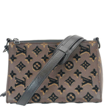 Load image into Gallery viewer, LOUIS VUITTON Triangle Monogram Tuffetage Messenger Bag Brown