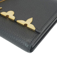 Load image into Gallery viewer, LOUIS VUITTON Capucines Crown Flowers Taurillon Leather Wallet Black