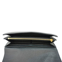 Load image into Gallery viewer, LOUIS VUITTON Capucines Crown Flowers Taurillon Leather Wallet Black