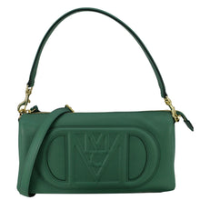 Load image into Gallery viewer, MCM Travia Small Spanish Calf Leather Shoulder Bag Green