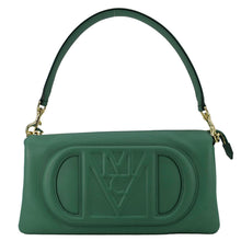 Load image into Gallery viewer, MCM Travia Small Spanish Calf Leather Shoulder Bag Green