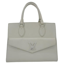 Load image into Gallery viewer, LOUIS VUITTON Lockme PM Monochrome Soft Calfskin Leather Tote Bag White
