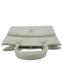 Load image into Gallery viewer, LOUIS VUITTON Lockme PM Monochrome Soft Calfskin Leather Tote Bag White