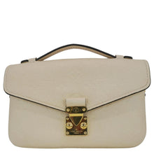 Load image into Gallery viewer, LOUIS VUITTON Metis East West Pochette Empreinte Leather Crossbody Bag Cream