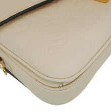 Load image into Gallery viewer, LOUIS VUITTON Metis East West Pochette Empreinte Leather Crossbody Bag Cream
