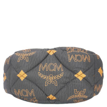 Load image into Gallery viewer, MCM Aren Padded Nylon Hobo Bag Black