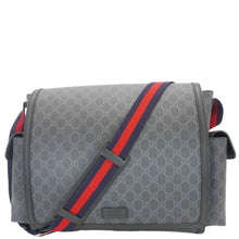 Load image into Gallery viewer, GUCCI Diaper GG Supreme Canvas Messenger Bag Black 495909
