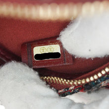 Load image into Gallery viewer, CHANEL Round Tweed Chain Clutch Crossbody Bag Red