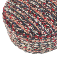 Load image into Gallery viewer, CHANEL Round Tweed Chain Clutch Crossbody Bag Red