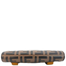 Load image into Gallery viewer, FENDI F Envelope FF 1974 Embossed Leather Belt Bag Sunflower