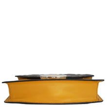 Load image into Gallery viewer, FENDI F Envelope FF 1974 Embossed Leather Belt Bag Sunflower