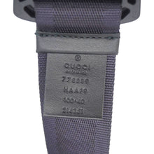 Load image into Gallery viewer, GUCCI GG Crystal Nylon Belt Size 100.40 Blue 778889