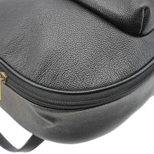 Load image into Gallery viewer, GUCCI Web Logo Print Leather Backpack Black 547834