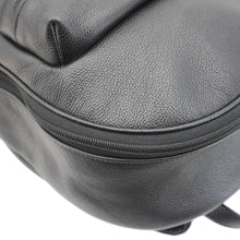Load image into Gallery viewer, GUCCI Web Logo Print Leather Backpack Black 547834