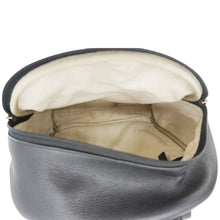 Load image into Gallery viewer, GUCCI Web Logo Print Leather Backpack Black 547834