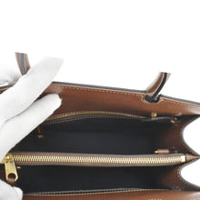 Load image into Gallery viewer, BURBERRY Title Mini Vintage Check Canvas Two Handle Shoulder Bag Brown