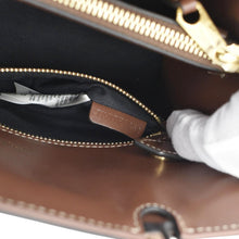 Load image into Gallery viewer, BURBERRY Title Mini Vintage Check Canvas Two Handle Shoulder Bag Brown