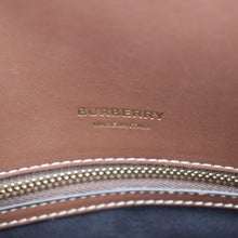 Load image into Gallery viewer, BURBERRY Title Mini Vintage Check Canvas Two Handle Shoulder Bag Brown