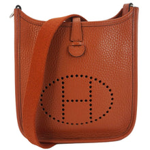 Load image into Gallery viewer, HERMES Evelyne Taurillon Leather Crossbody Bag Cuivre