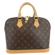 Load image into Gallery viewer, LOUIS VUITTON Alma PM Monogram Canvas Satchel Bag Brown