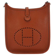 Load image into Gallery viewer, HERMES Evelyne Taurillon Leather Crossbody Bag Cuivre