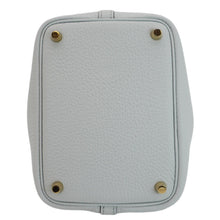 Load image into Gallery viewer, HERMES Picotin Lock 18 Taurillon Clemence Leather Hobo Bag Light Blue