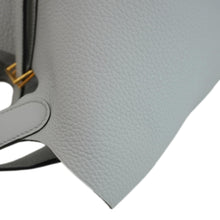Load image into Gallery viewer, HERMES Picotin Lock 18 Taurillon Clemence Leather Hobo Bag Light Blue