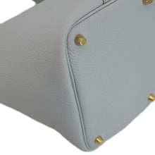 Load image into Gallery viewer, HERMES Picotin Lock 18 Taurillon Clemence Leather Hobo Bag Light Blue