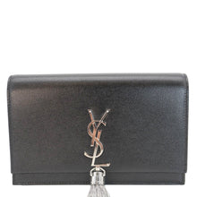 Load image into Gallery viewer, YVES SAINT LAURENT Kate Tassel Leather Crossbody Bag Black