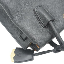 Load image into Gallery viewer, MCM Milla Mini Grained Calfskin Leather Tote Shoulder Bag Black