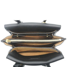 Load image into Gallery viewer, MCM Milla Mini Grained Calfskin Leather Tote Shoulder Bag Black