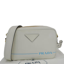 Load image into Gallery viewer, PRADA Mirage Leather Camera Crossbody Bag White