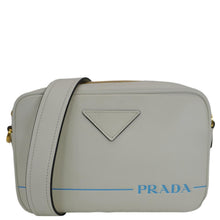 Load image into Gallery viewer, PRADA Mirage Leather Camera Crossbody Bag White