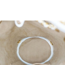 Load image into Gallery viewer, MCM Aren Mini Visetos Canvas Chain Backpack White