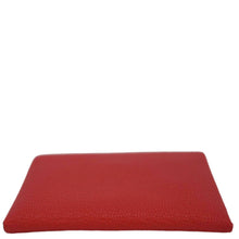 Load image into Gallery viewer, HERMES Calvi Leather Card Holder Red
