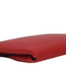 Load image into Gallery viewer, HERMES Calvi Leather Card Holder Red