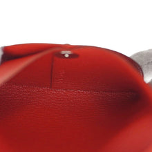 Load image into Gallery viewer, HERMES Calvi Leather Card Holder Red