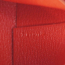 Load image into Gallery viewer, HERMES Calvi Leather Card Holder Red