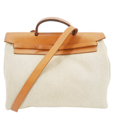 Load image into Gallery viewer, HERMES Herbag Toile Canvas Tote Shoulder Bag Off White