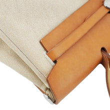 Load image into Gallery viewer, HERMES Herbag Toile Canvas Tote Shoulder Bag Off White