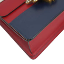 Load image into Gallery viewer, GUCCI Queen Margaret Bee Blind For Love Leather Shoulder Bag Multicolor 476541