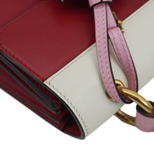 Load image into Gallery viewer, GUCCI Queen Margaret Bee Blind For Love Leather Shoulder Bag Multicolor 476541