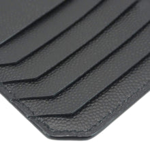 Load image into Gallery viewer, YVES SAINT LAURENT Leather Coin Card holder Black