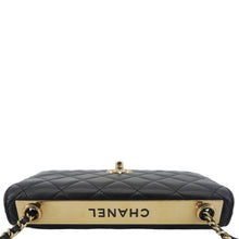 Load image into Gallery viewer, CHANEL Trendy CC Quilted Leather Wallet On Chain Crossbody Bag Black