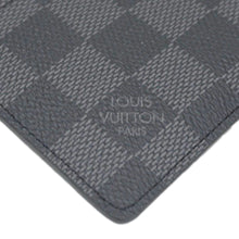 Load image into Gallery viewer, LOUIS VUITTON Damier Graphite Coin Card Holder Black
