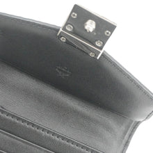 Load image into Gallery viewer, MCM Patricia Three Fold Visetos Monogram Canvas Wallet Black