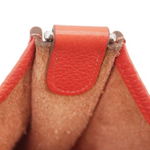 Load image into Gallery viewer, HERMES Evelyne PM Clemence Leather Crossbody Bag Red